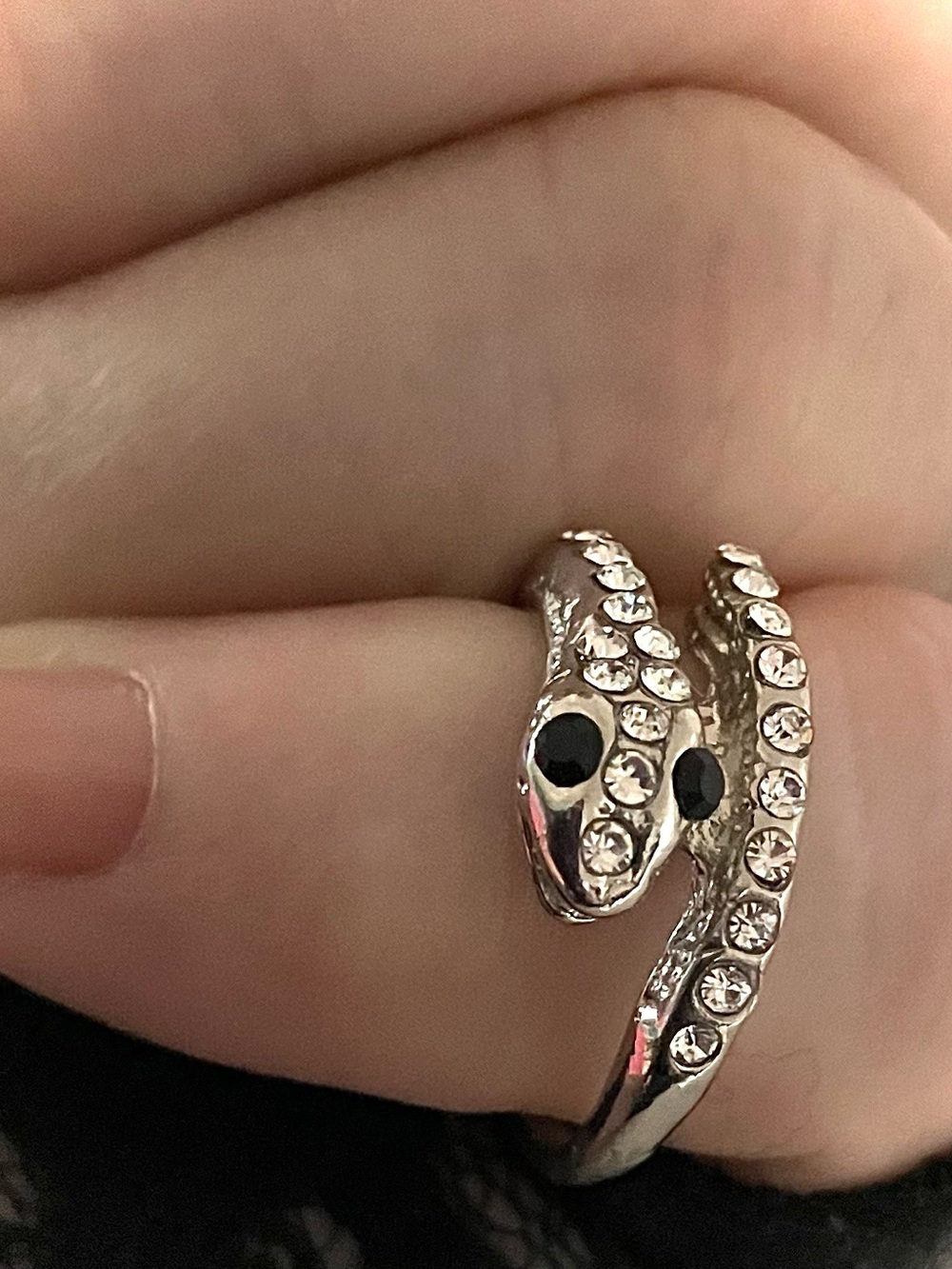CRYSTAL SNAKE RING - Picture 4 of 6
